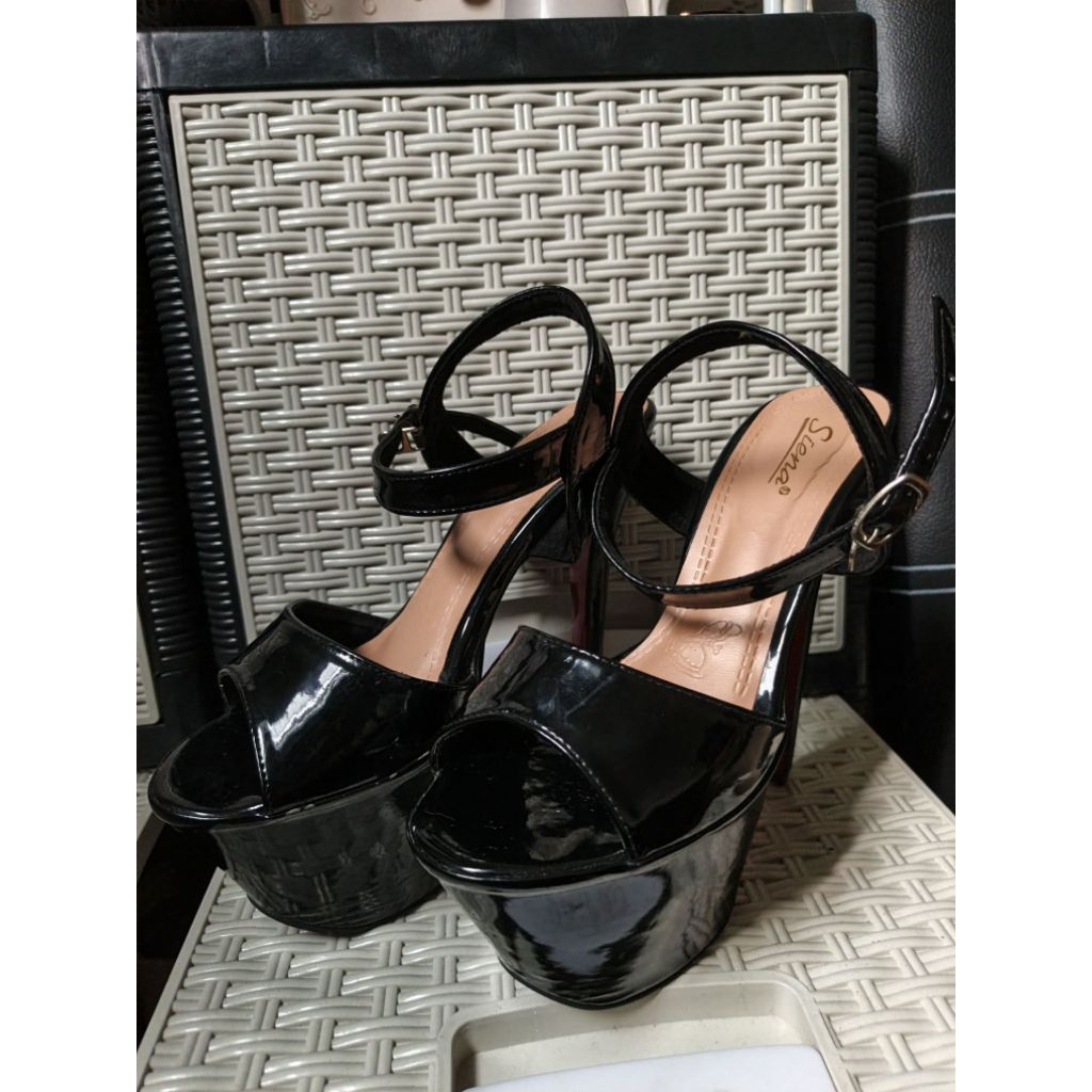 PRELOVED Heels 17cm Siena Platform Heels