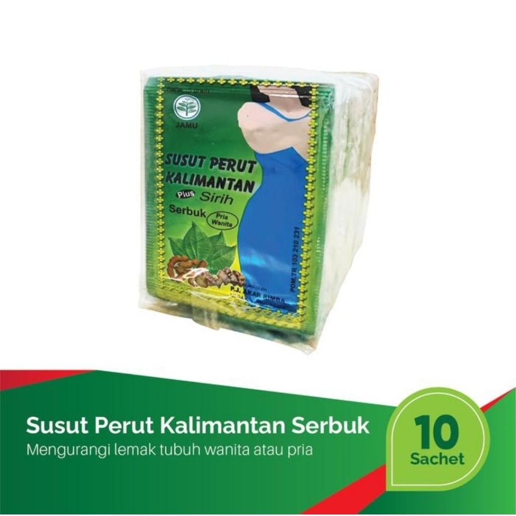 

SUSUT PERUT KALIMANTAN JAMU/SERBUK/PAK 10SACHET