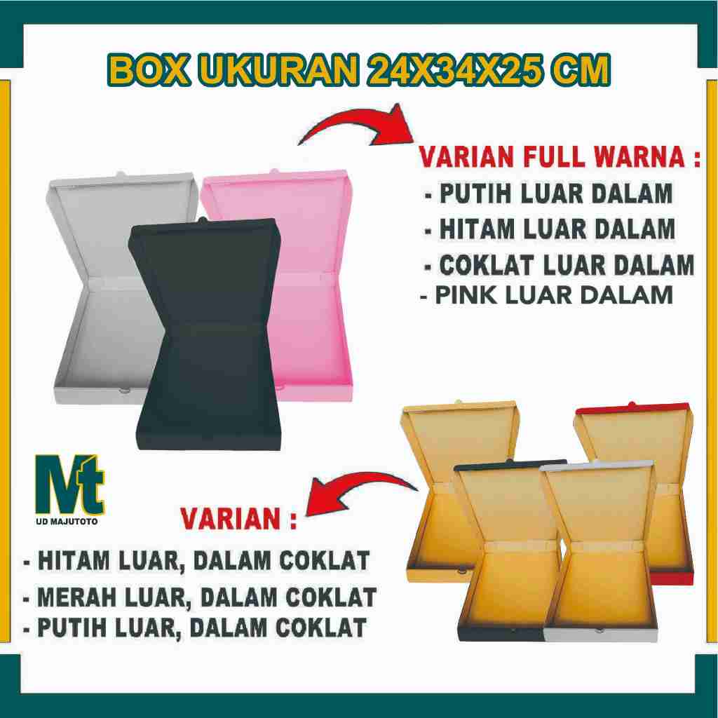 

Box 24x34x4 Cm (HILDA) / Box Lipat Depan / Box Hampers / Kardus Polos