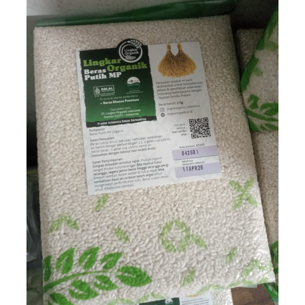 

Lingkar Organik Menthik Putih 2kg