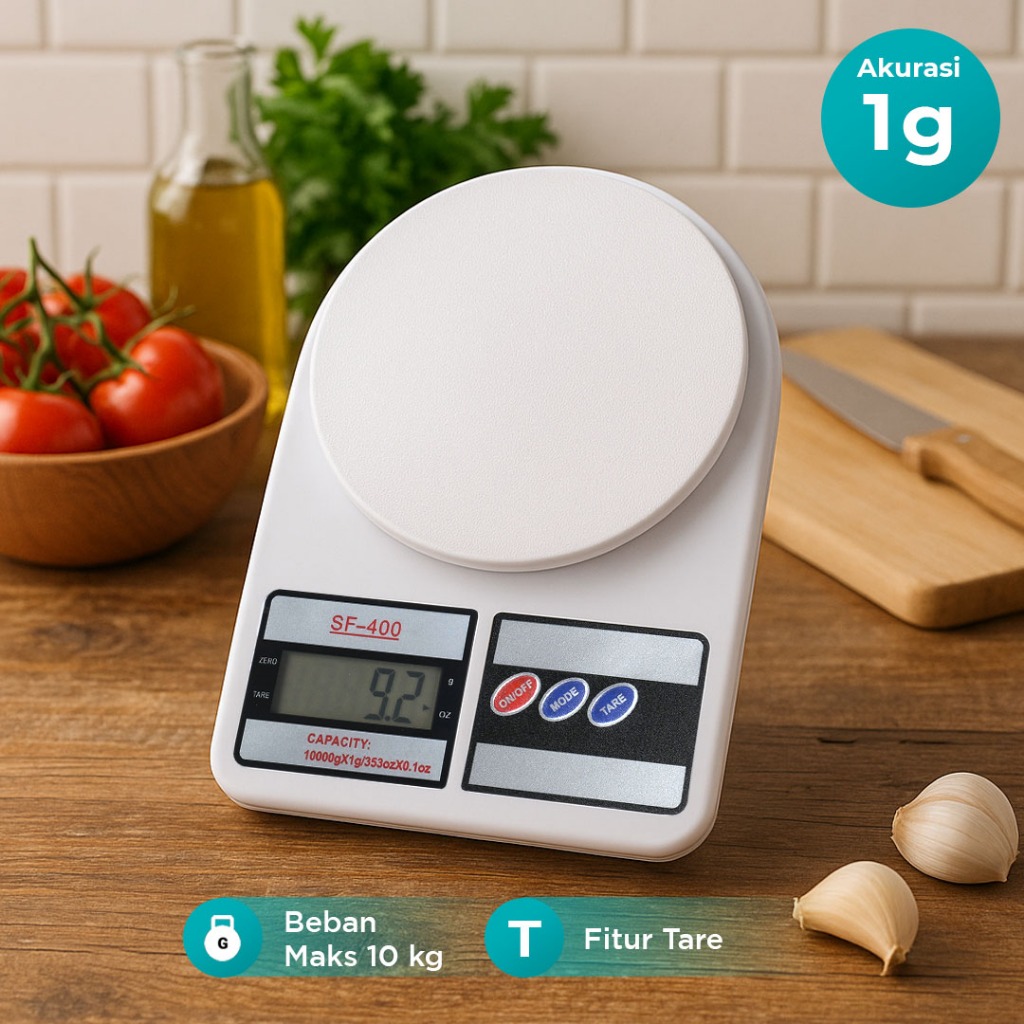SNO-452-Timbangan Dapur Digital/Timbangan Dapur Elektrik 10Kg