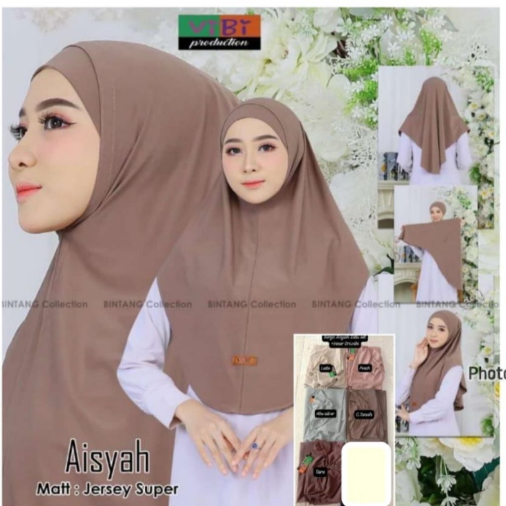 Bergo Aisyah free inner/Bergo siria non pet vibi