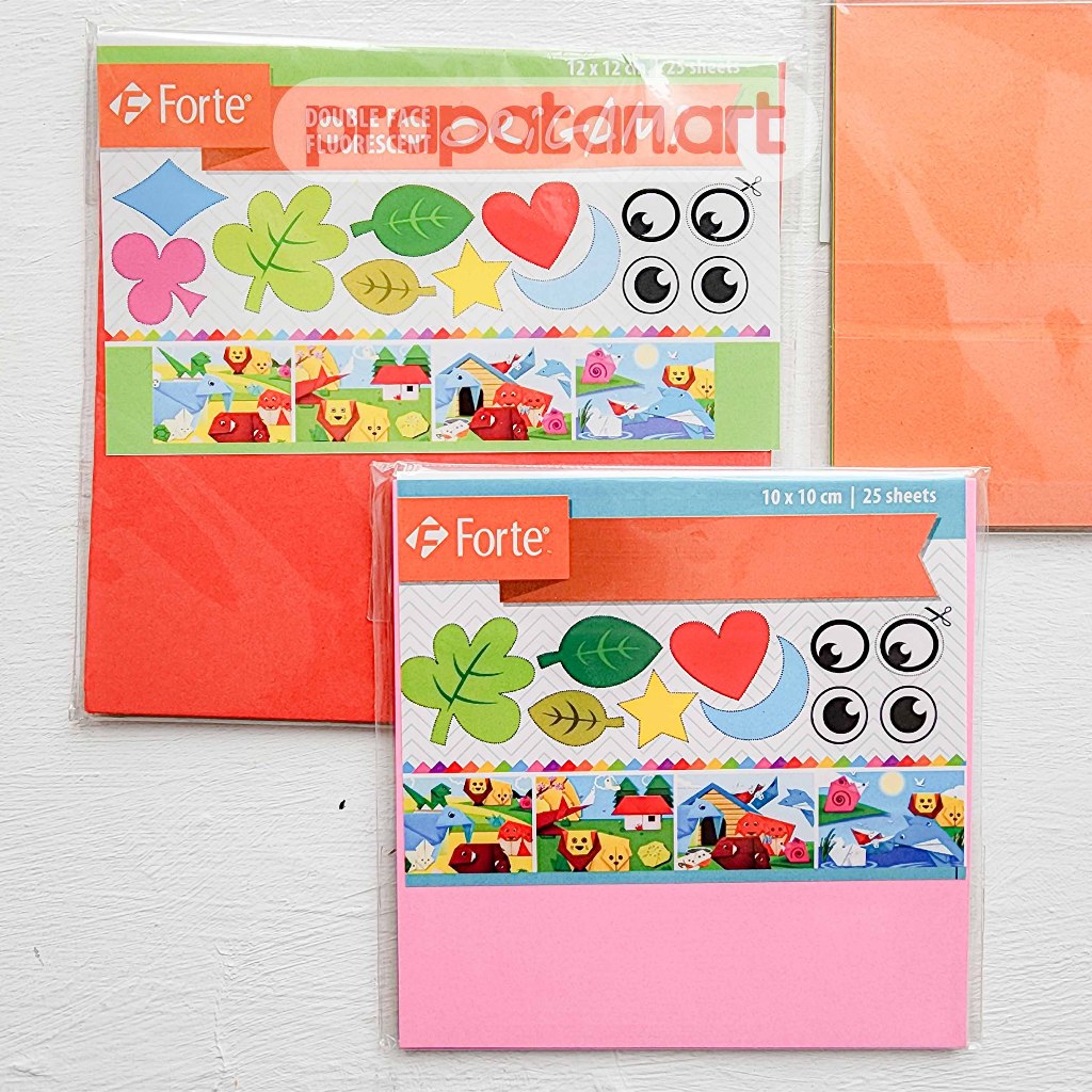 

Kertas Origami Forte Double Face Fluorescent | Origami Paper