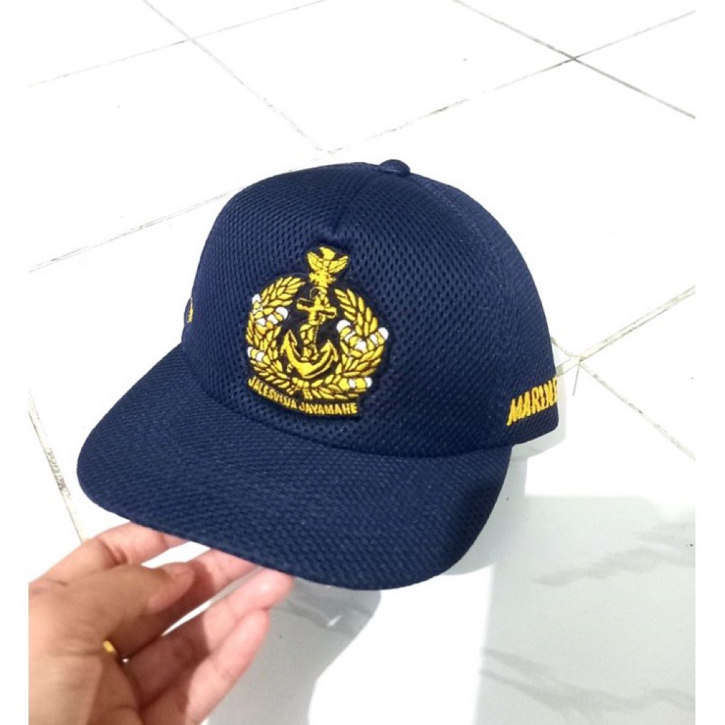 TOPI PELAUT BISA CUSTOM BORDIR TOPI MARITIM TOPI MARITIME TOPI TARUNA PELAYARAN TOPI ANGKATAN LAUT T
