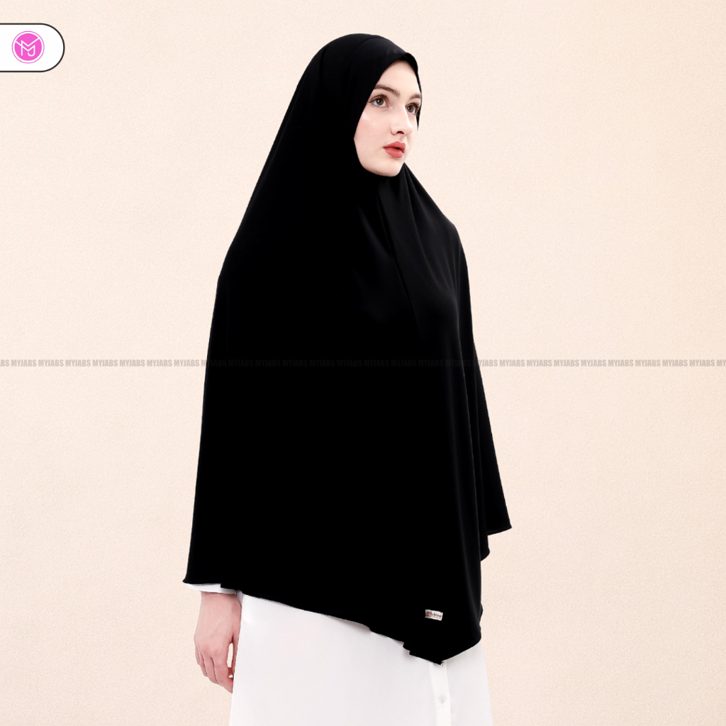 Hijab Bergo Malaysia Dagu XXL Jersey / Khimar Dagu Malay Jumbo Jersey Premium