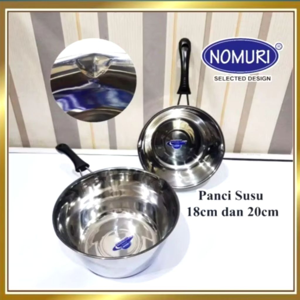 Panci Susu Stainless Steel Nomuri | Panci Induksi