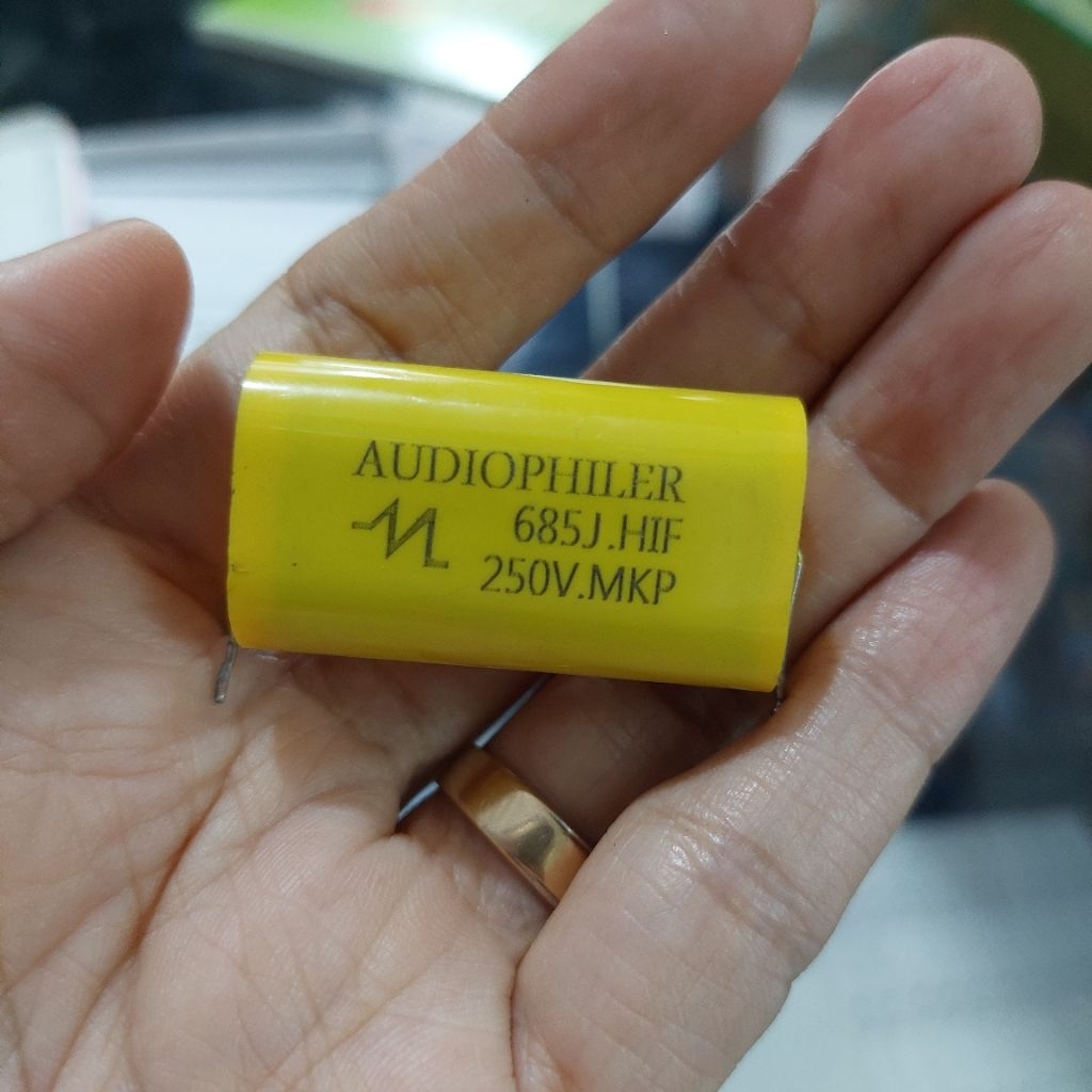 kapasitor 6.8 uf 250 volt mkp audiophiller