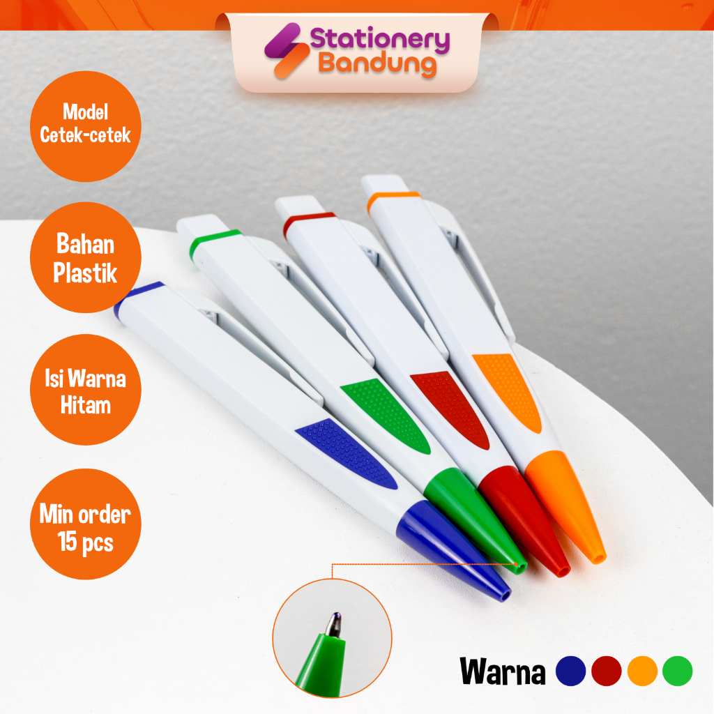 

Ballpoint Gepeng Pulpen Plastik Gepeng Souvenir Promosi Murah Polos