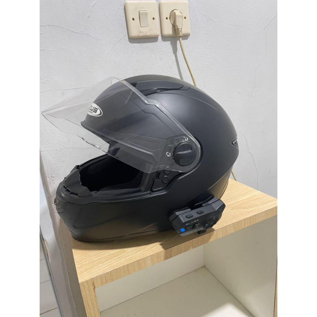 Helm Zeus 811 Full Face Black Matte