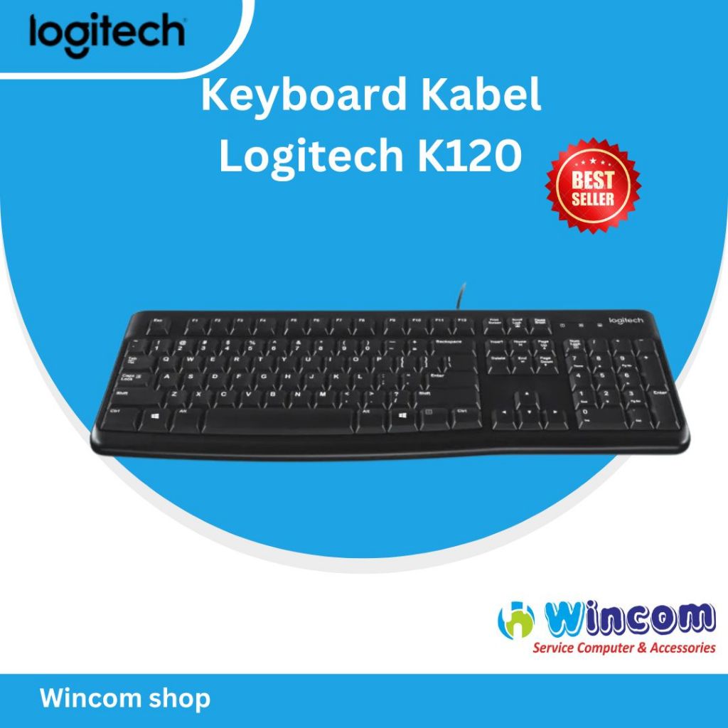 keyboard Logitech kabel k120
