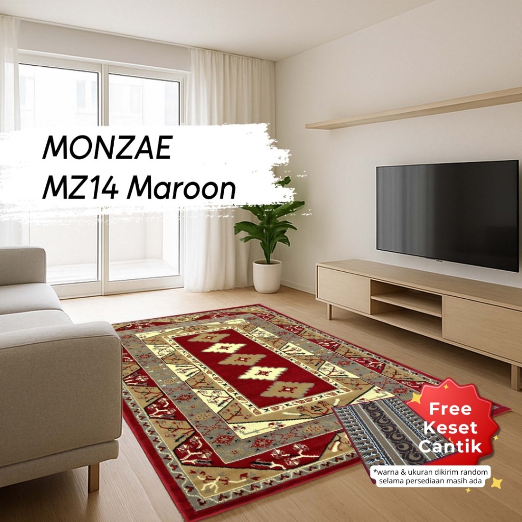 KARPET  210 X 300 MZ14 MAROON