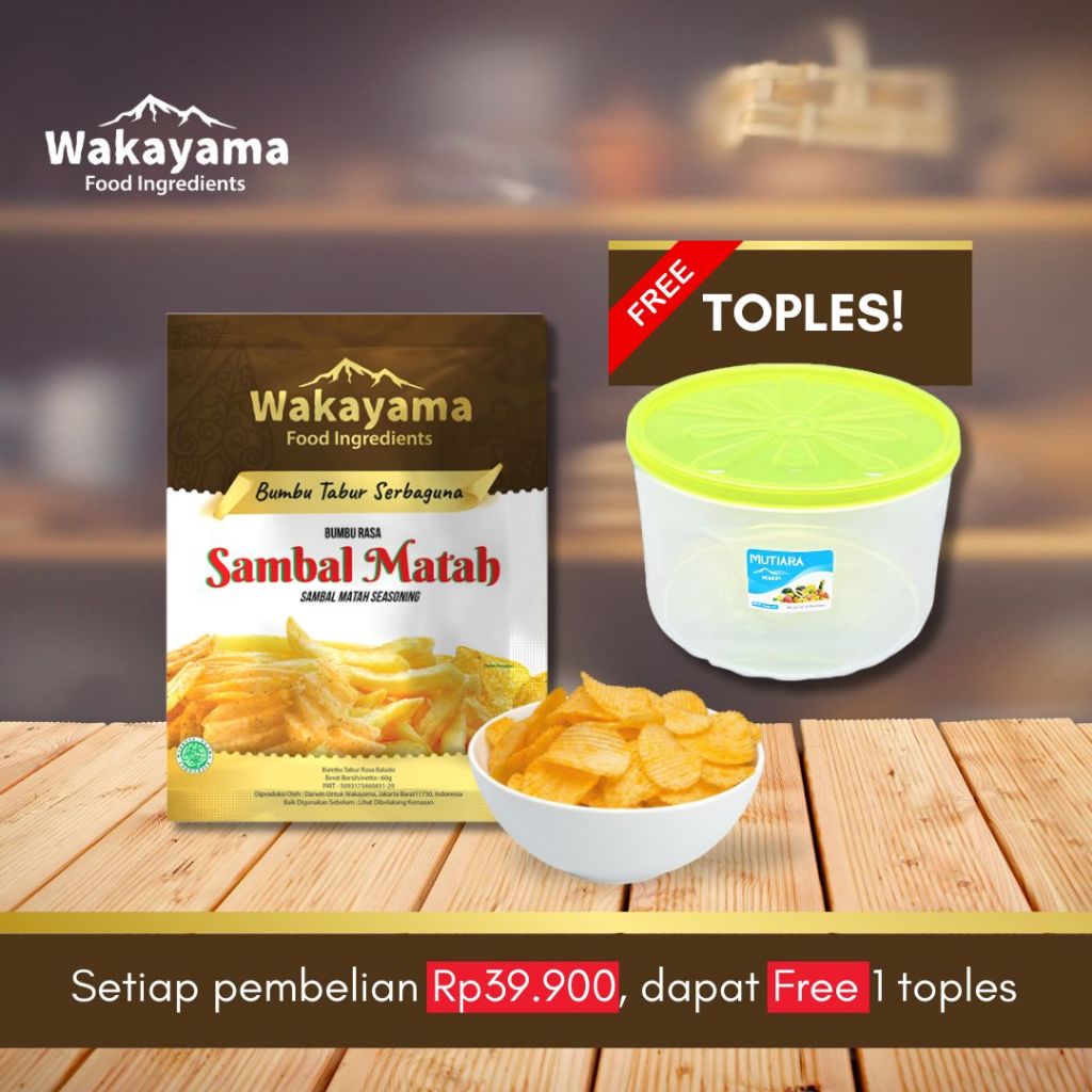 

Wakayama Bumbu Tabur Sambal Matah - 60g