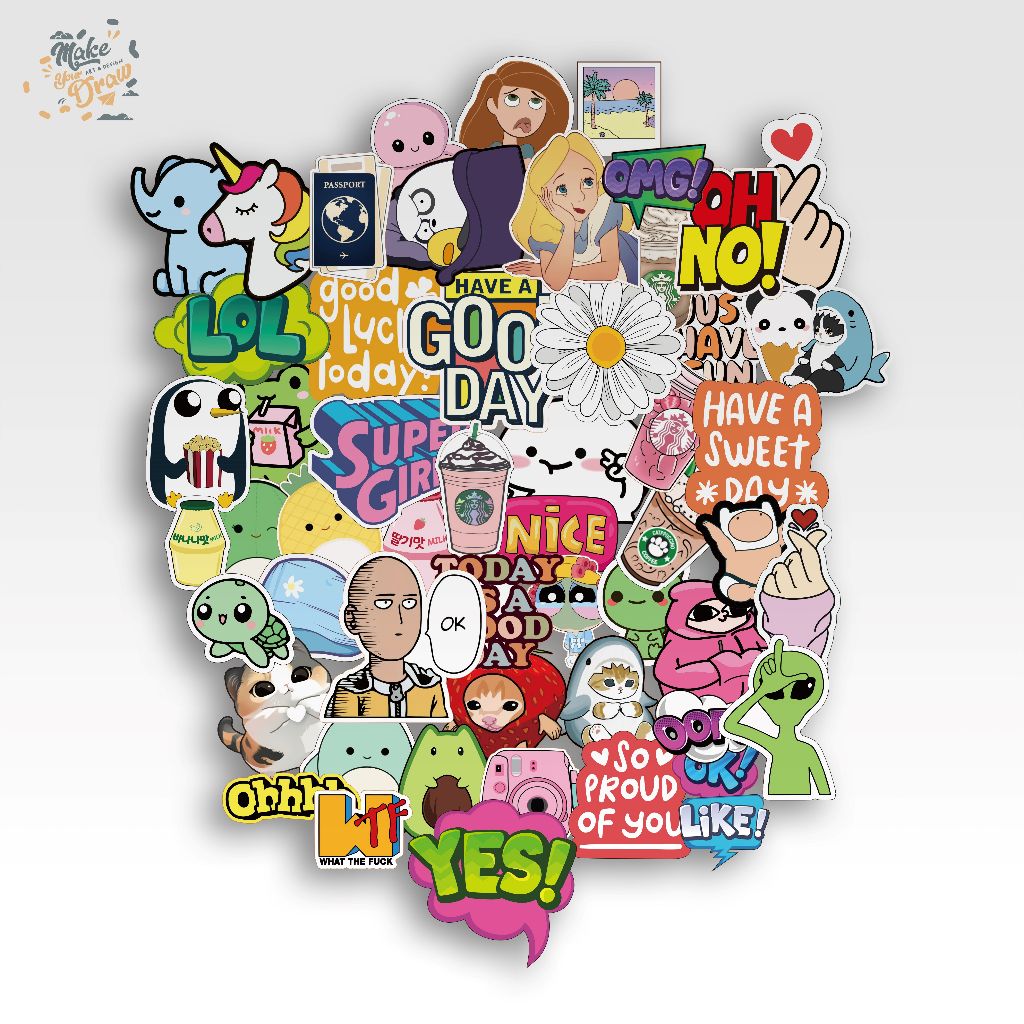 

Sticker Vinyl Anti Air Aesthetic - Stiker DIY Helm Buku Journal Koper Case HP Laptop Tumbler Glossy