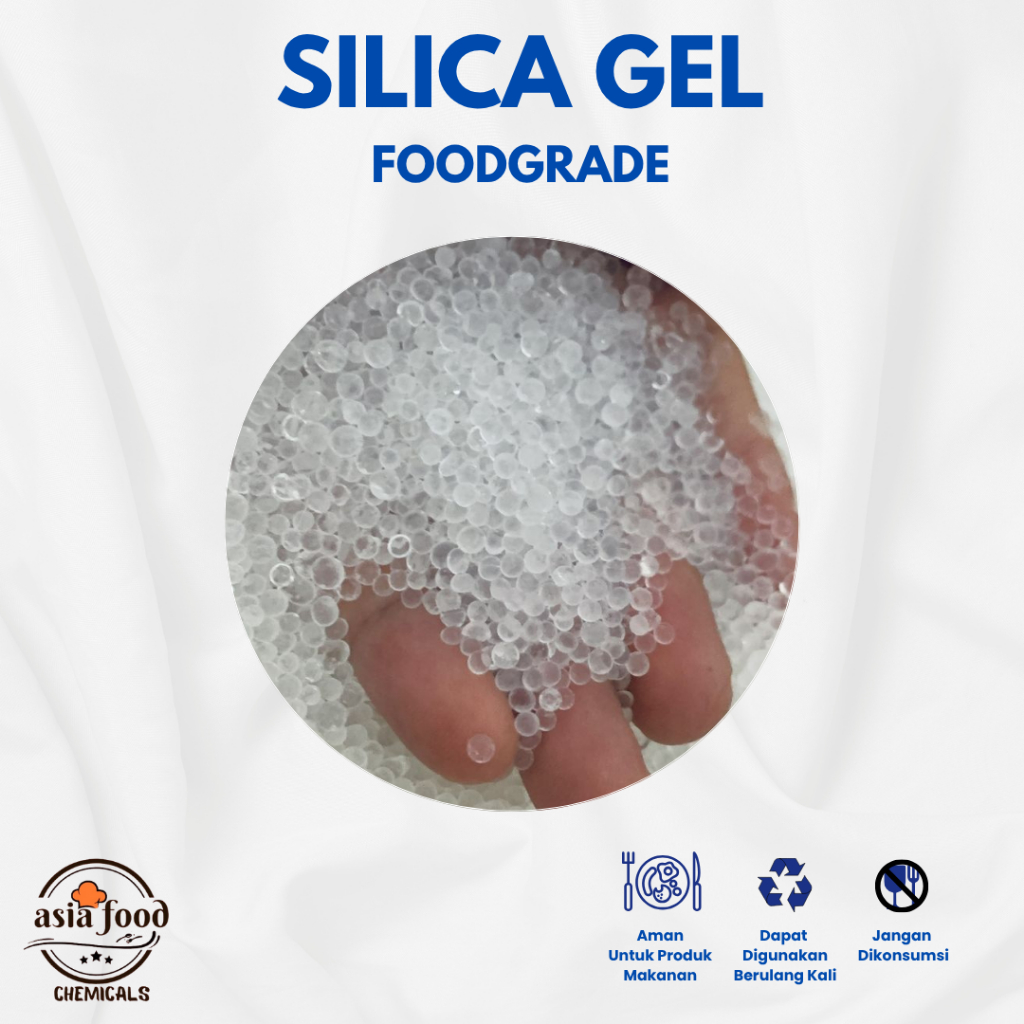 Silica Gel Bening / Silica Gel Food Safe 500 gr 1 kg
