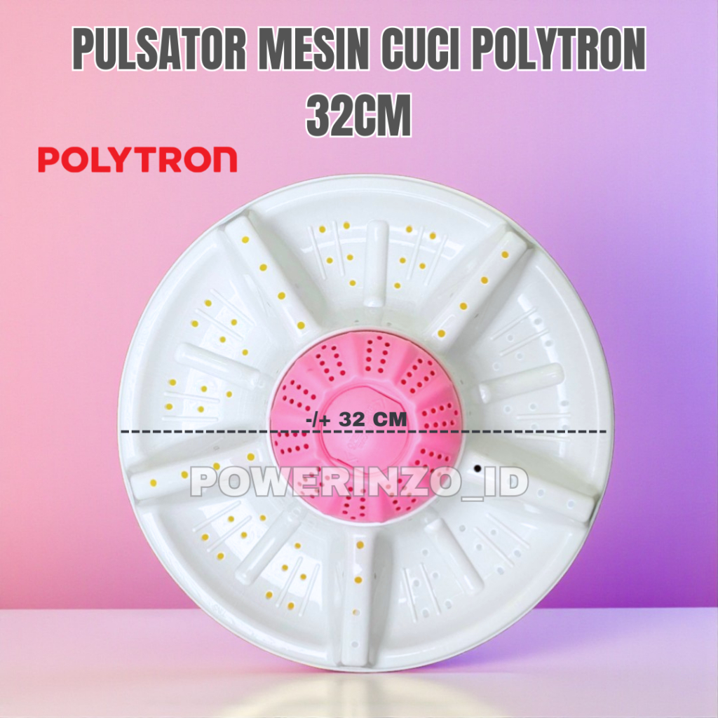PULSATOR MESIN CUCI POLYTRON 32CM GERIGI 10 / GILINGAN PENCUCI POLYTRON 32 CM