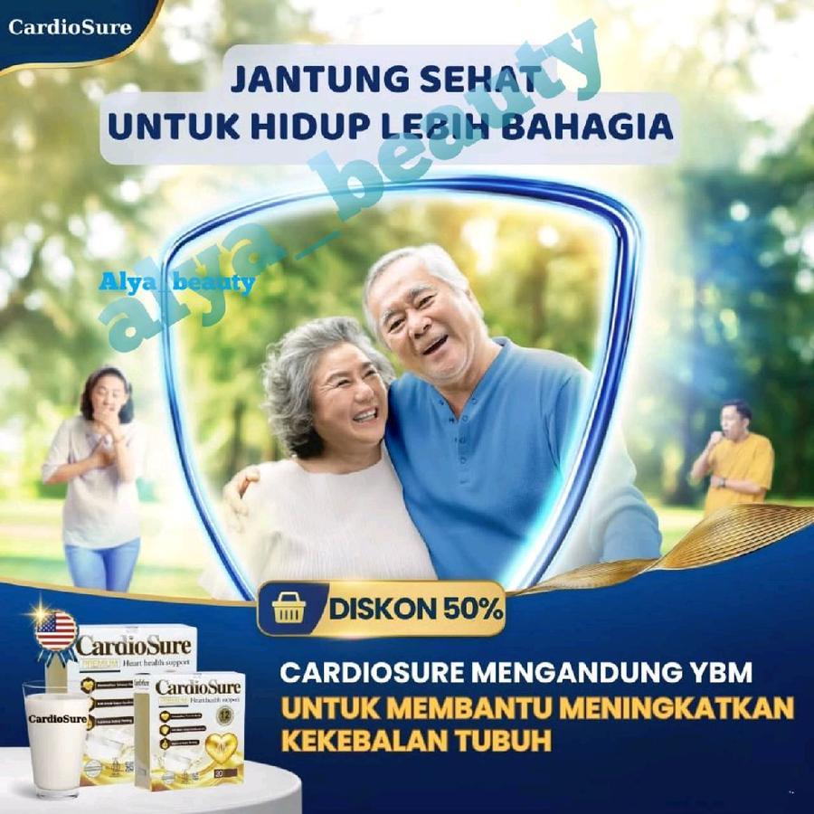 

Cardiosure Asli 100% Original Minuman Susu Bubuk Obat Tensi Darah Tinggi