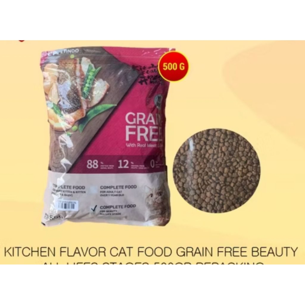 kitchen flavor beauty 500gr cat food