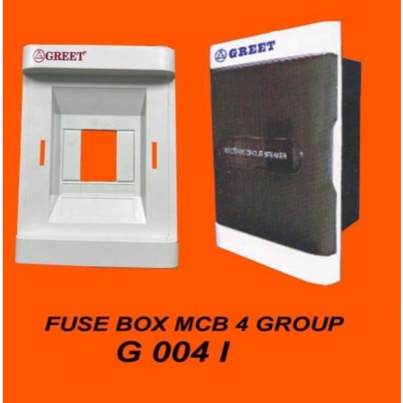 GREET BOX MCB 4 GRUP INBOW / FUSE BOX tempat ncb 4 row broco
