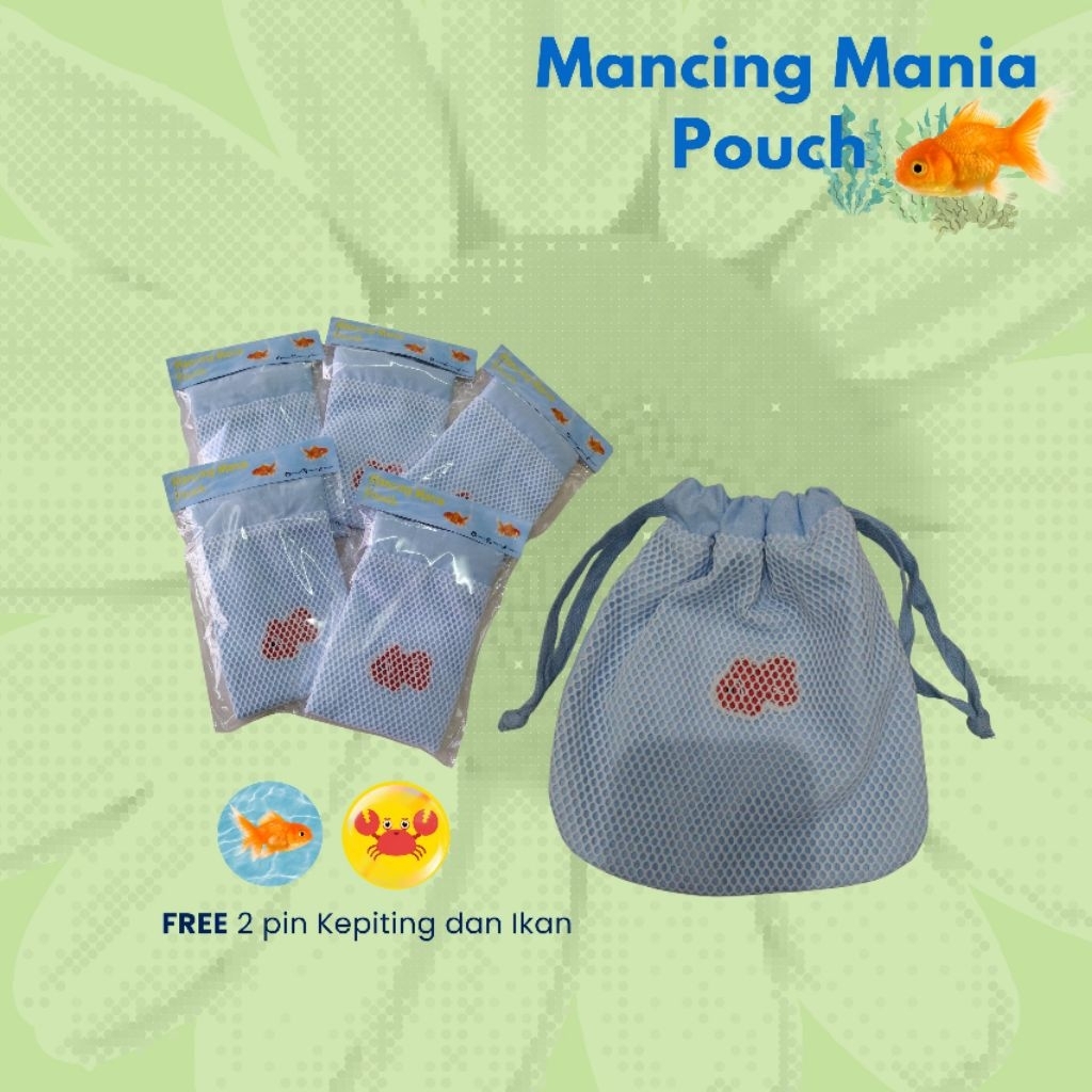 Pouch serut | Tas serut Mancing Mania