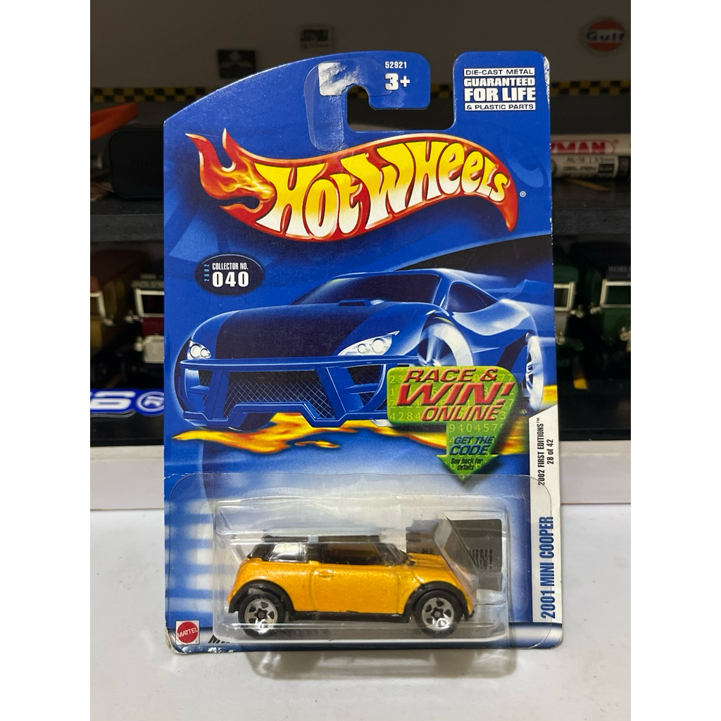 Hot Wheels 2001 Mini Cooper Kuning