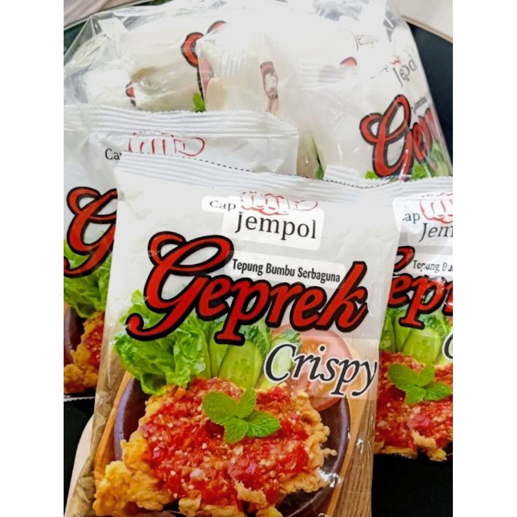 

TEPUNG GEPREK CRISPY CAP JEMPOL 140gram (isi 10pack)