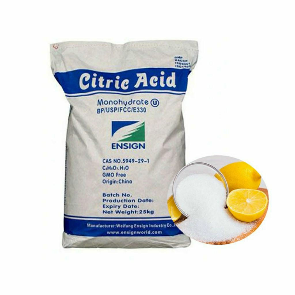 

Citrun Citrid Acid 1 Kg Murni Food Grade Original Ensign