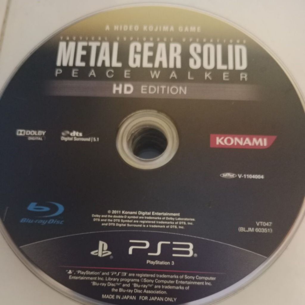 KASET PS3 SECOND METAL GEAR SOLID