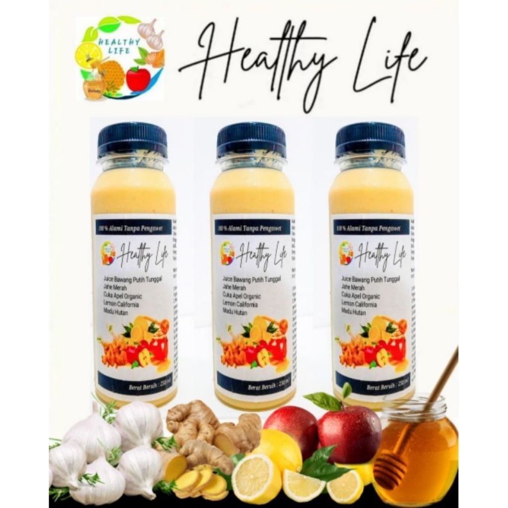 

Jus Bawang Putih Tunggal Jahe Merah Lemon California Cuka Apel Organic Madu Hutan