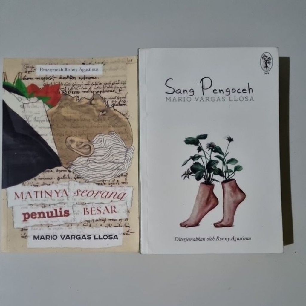 Buku-buku Mario Vargas Llosa Preloved Original Terjemahan | Sang Pengoceh | Matinya Seorang Penulis 