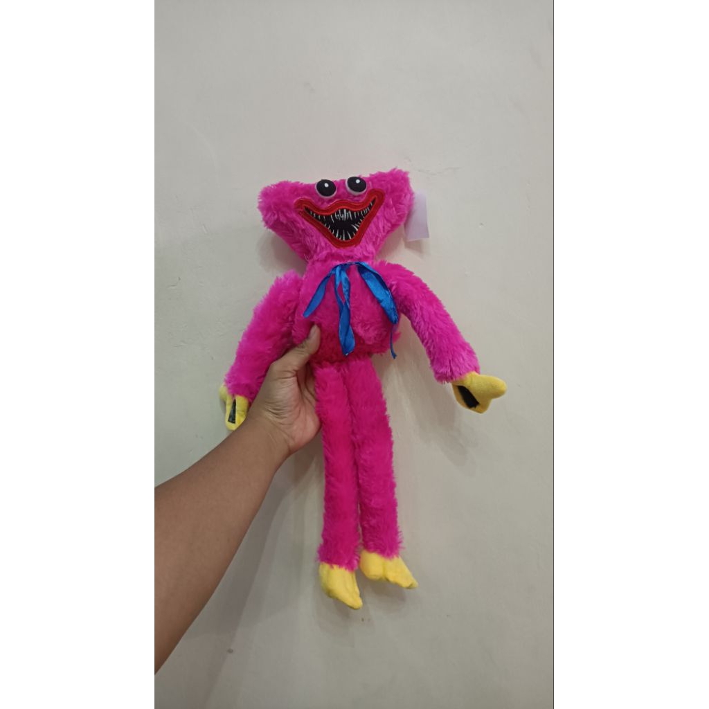 Boneka Velpro Huggy Wuggy Pink