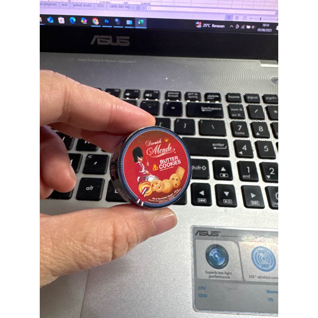 monde kaleng miniatur