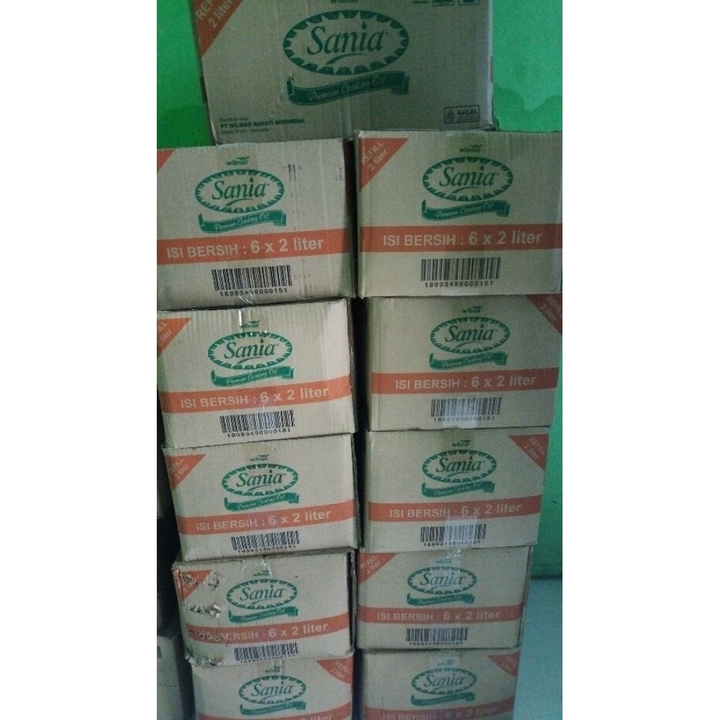 

Minyak sania 2 liter per dus/isi 6pcs