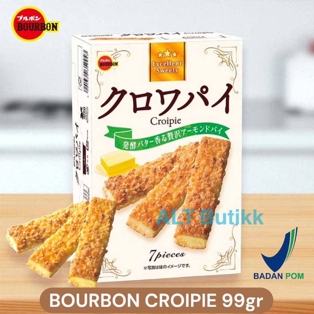 

BOURBON CROIPIE 99GR | CRISPY ALMOND PIE WITH BUTTER | PRODUCT OF JAPAN