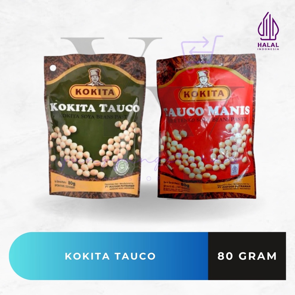 

[SACHET] Kokita Tauco Asin / Manis / Sweetened Salted Soya Beans Paste 80 gram