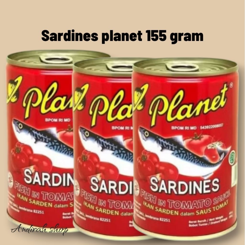 

Sardines planet / ikan kaleng planet saos tomat
