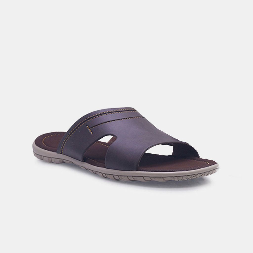 Bata Sandal Pria Shazam TP coklat dan hitam