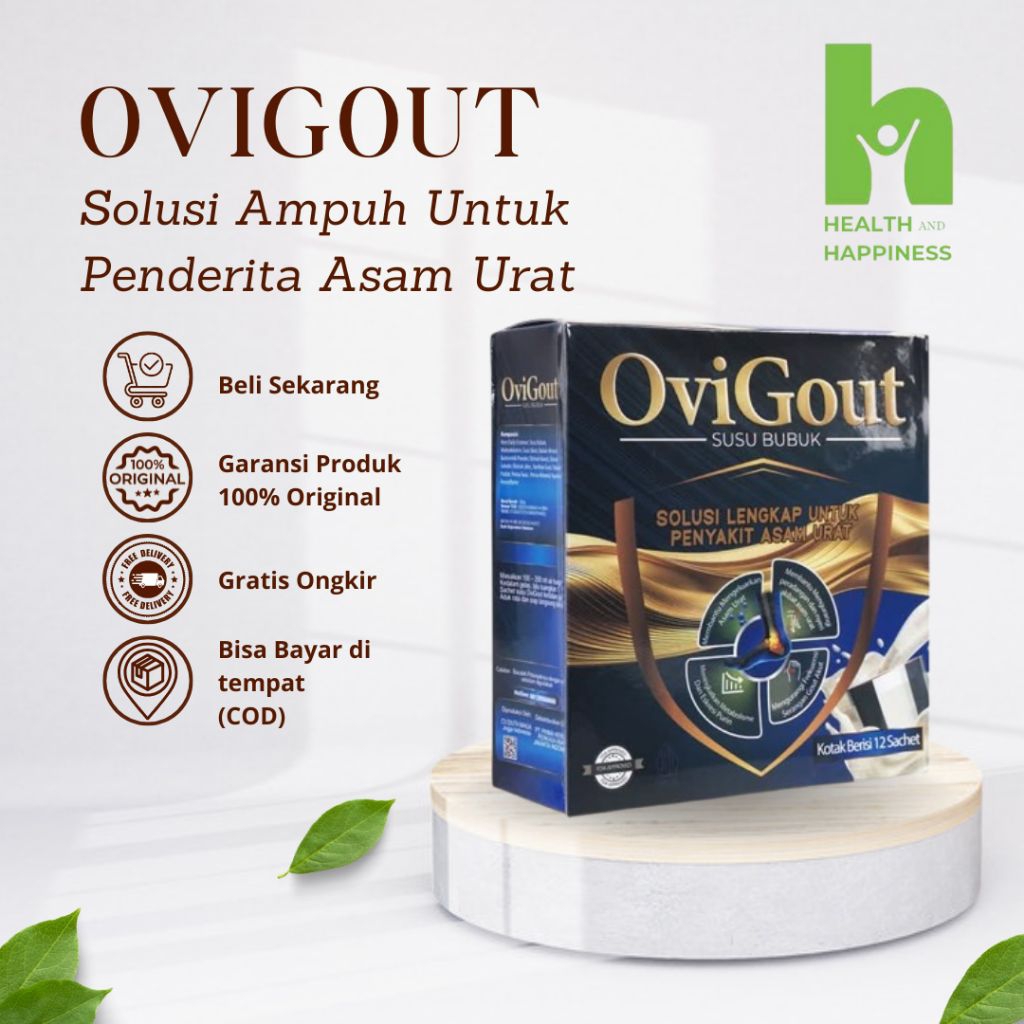 

OVIGOUT MILK SUSU ASLI ORIGINAL OBAT ASAM URAT NYERI SENDI KOLESTROL