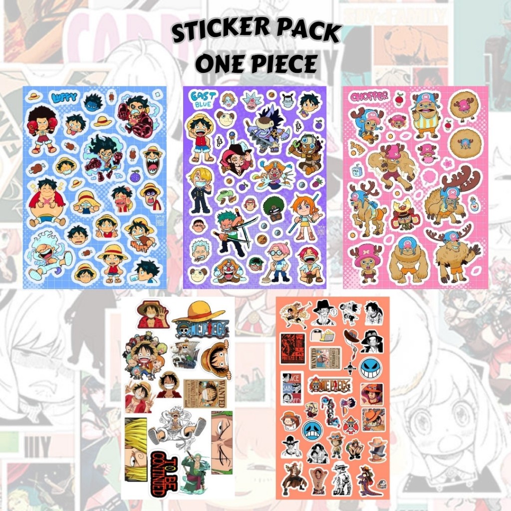 

Sticker Pack Gambar Viral OnePiece Keren Anime Terkenal Sedunia