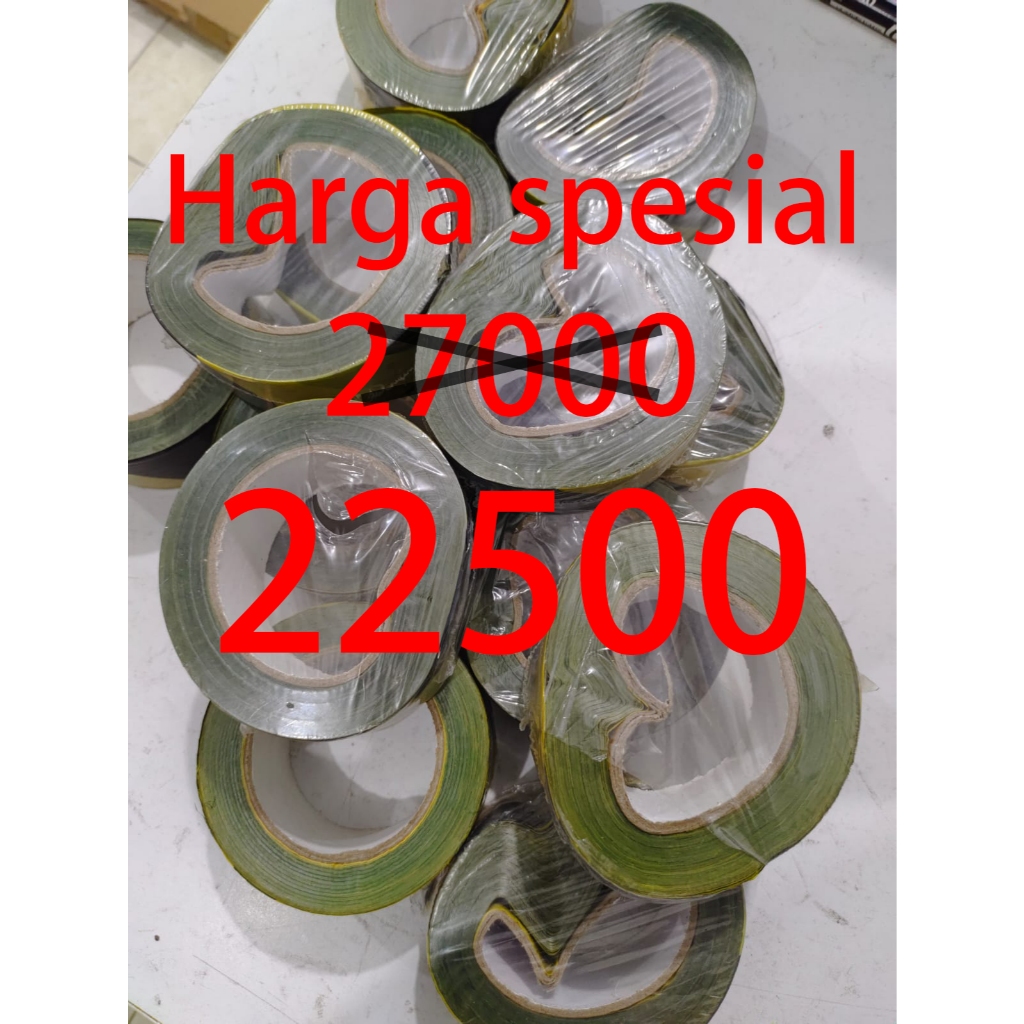 Harga Spesial Police Line Kuning Hitam / Police Line Merah Putih Police Safety Line 2inch × 200 mete