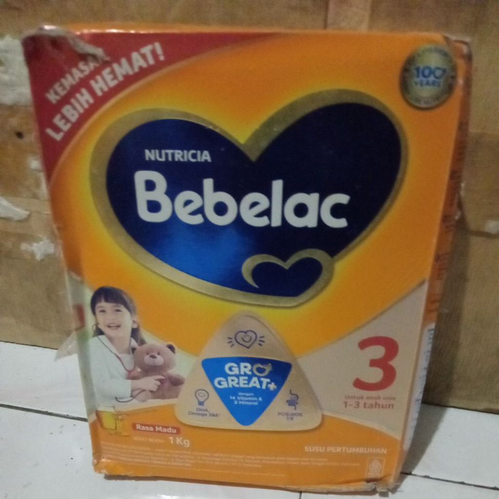 

Rijek dus Nutricia bebelac tahap 3 madu 1 kg
