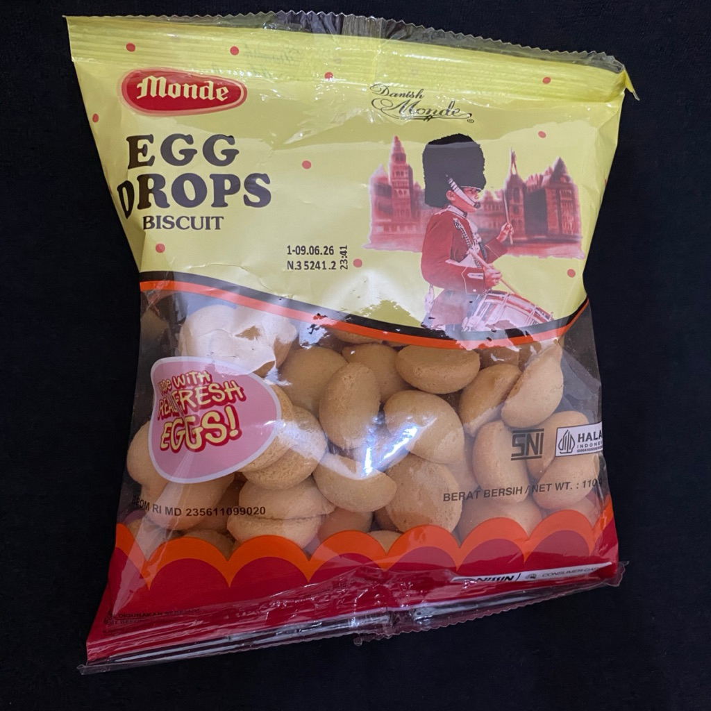 

MONDE EGG DROPS BISCUIT BISKUIT TELUR