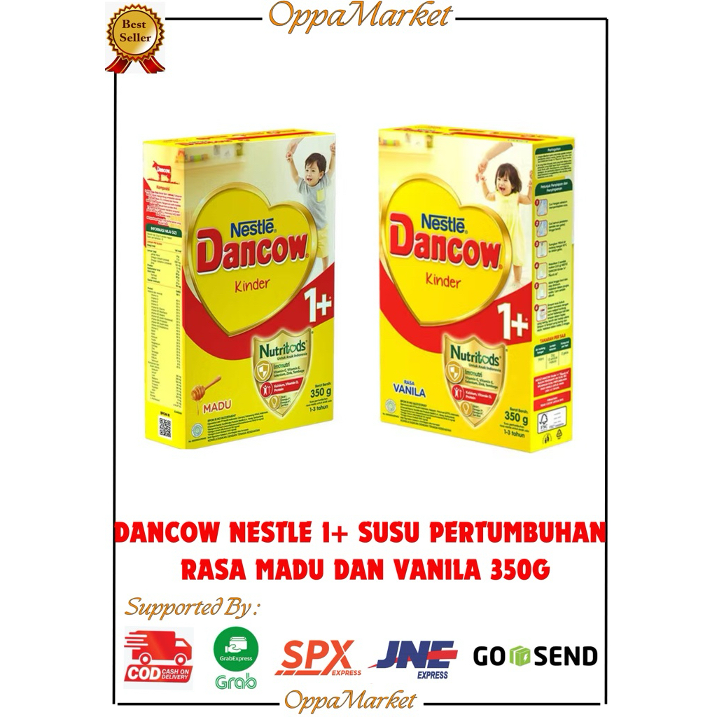 

DANCOW NESTLE 1+ SUSU PERTUMBUHAN FORMULA ANAK RASA VANILA/MADU 350G
