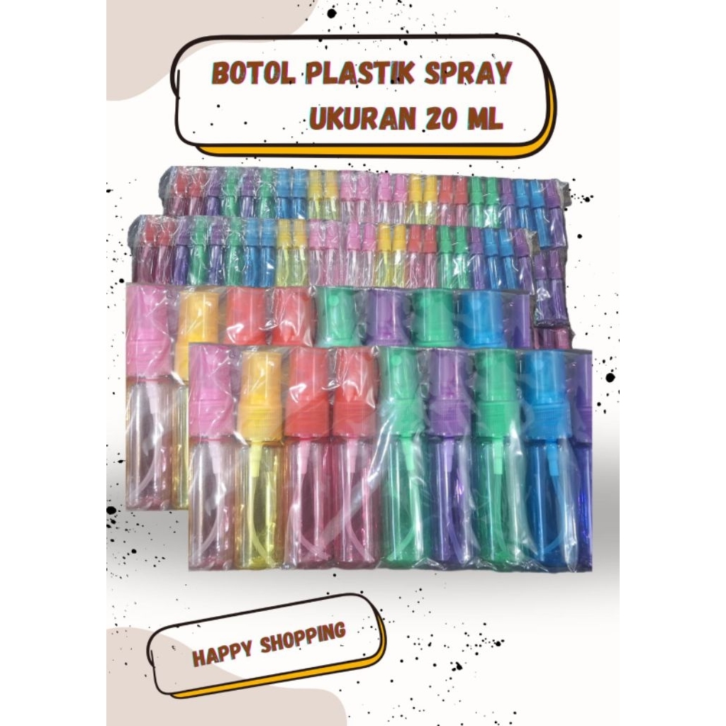Botol spray 20ml perlusin(isi12)