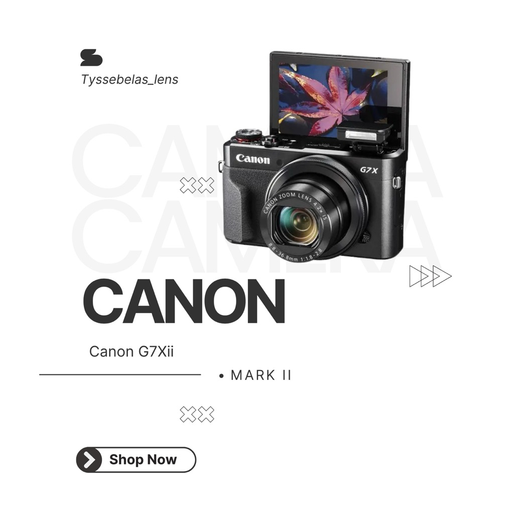 CANON POWERSHOT G7X MARK II / MARK 2 / CANON G7X MARK II