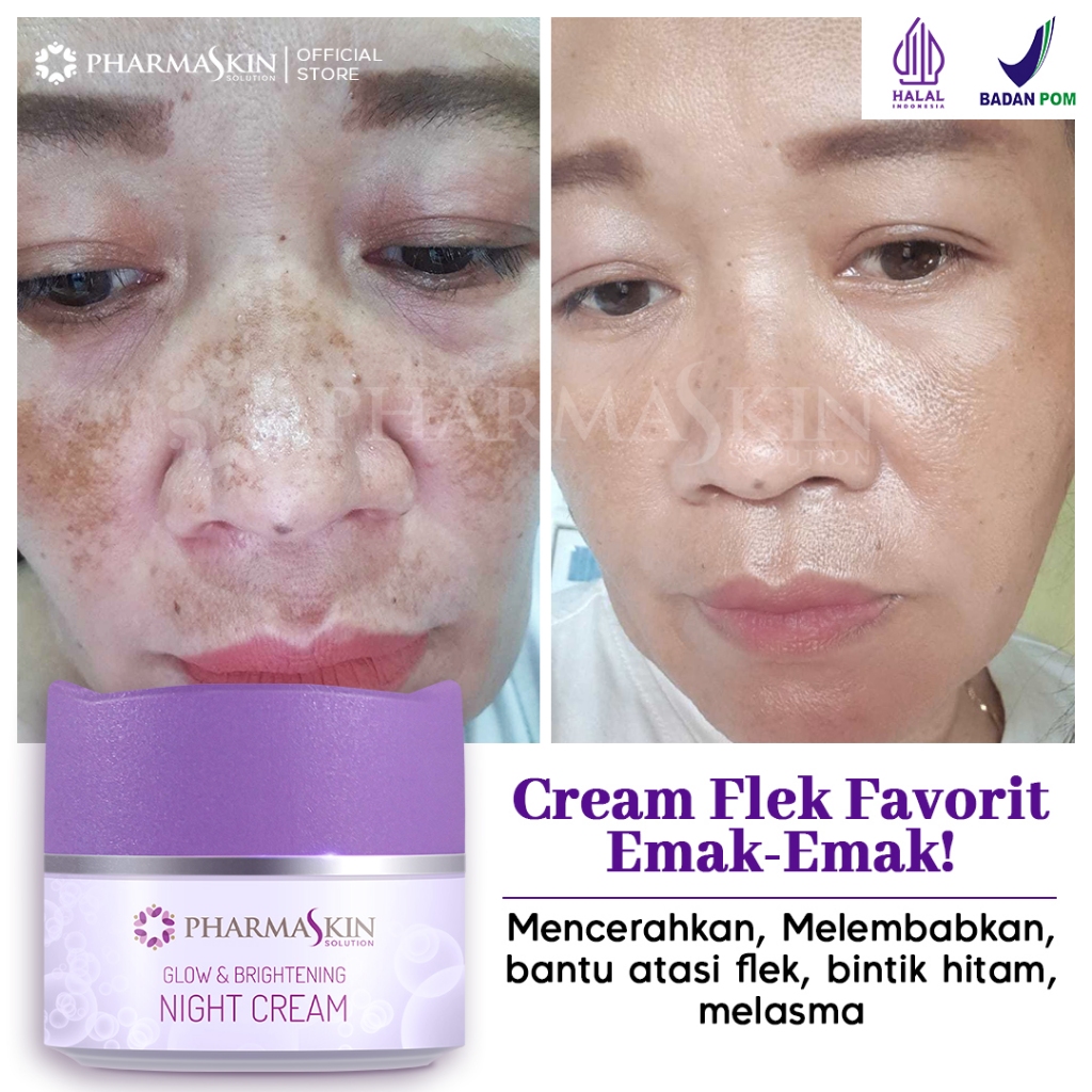 Pharmaskin Night Cream Flek Hitam Membandel