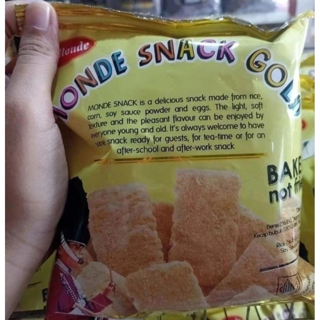 

monde Snack gold