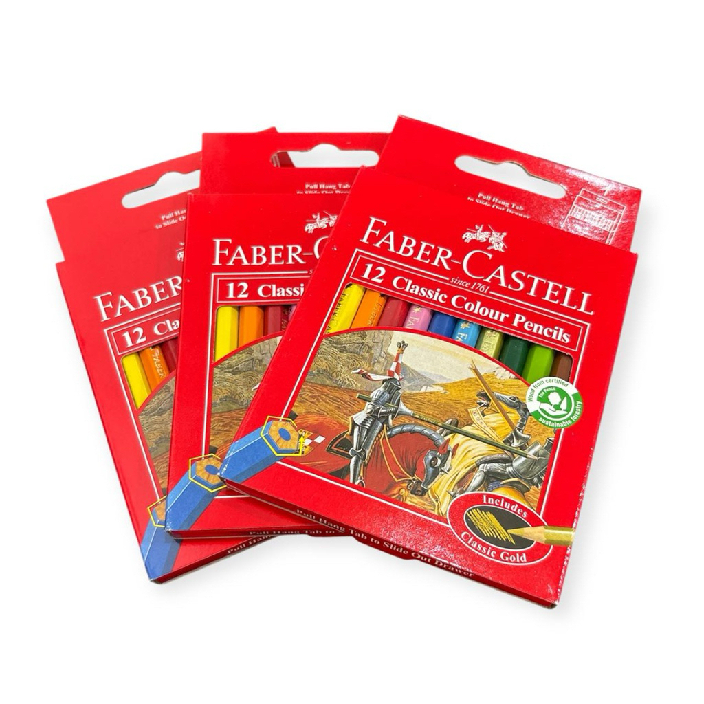 

PENSIL WARNA FABER CASTEL ISI 12 WARNA ( PENDEK)