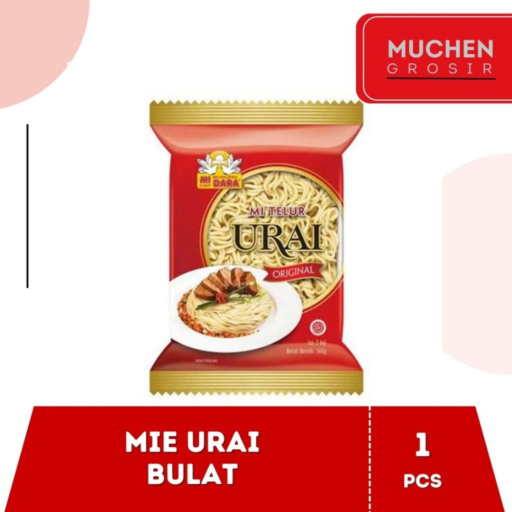 

Mie telur urai bulat