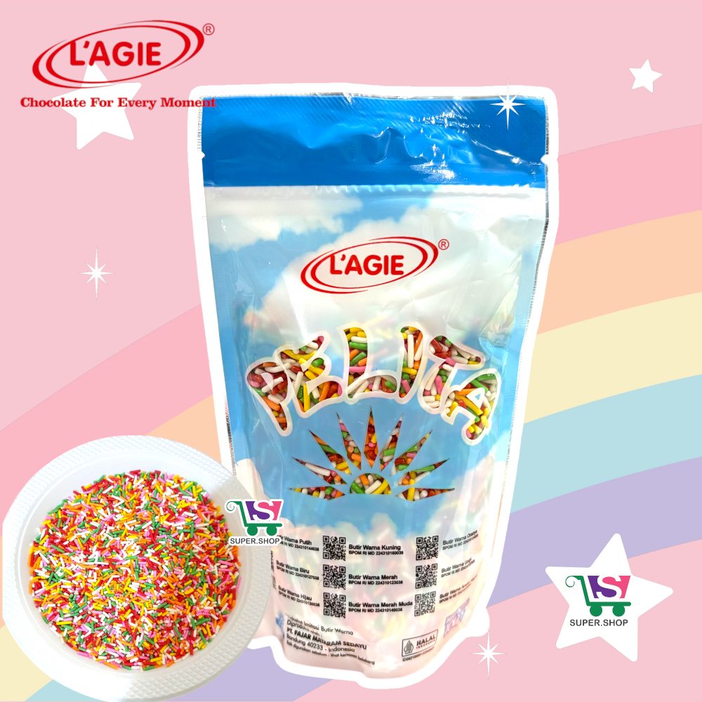 

L'agie / Lagie Pelita Meiseis / Meses Rainbow 100 Gram