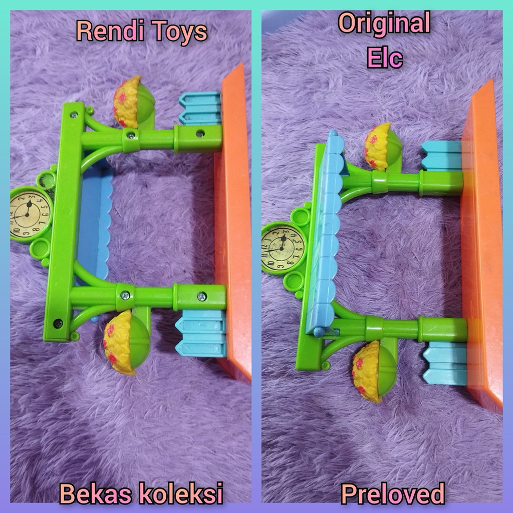 Diorama ELC Happyland Train Station Original | Rendi Toys